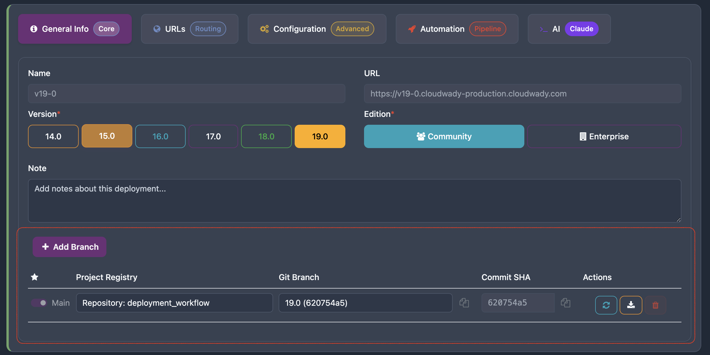 Git Branch Management